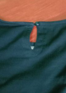 Elegant Dark Blue Long Sleeve Top