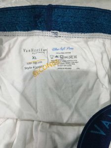 Van Heusen Men's White Briefs