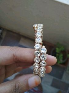 Sparkling Crystal Bangles Set