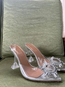 Sparkling Clear Pointed Heels