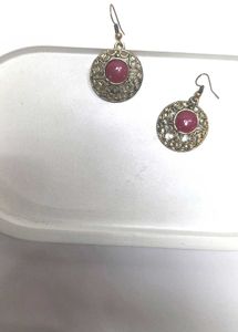 Vintage Boho Round Earrings