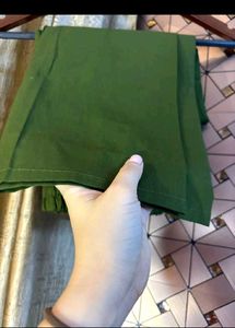 Olive Green Embroidered Kurta Set