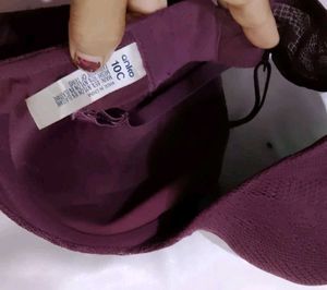 Comfortable Maroon Bra