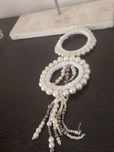 Pearl & Bead Bracelet Set
