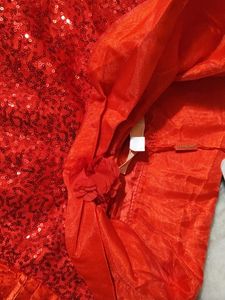 Sparkly Red Korean Dress