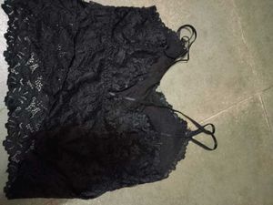 Black Lace Cami Top