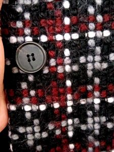 Tweed Plaid Coat