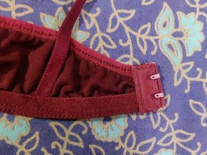 Maroon Bra