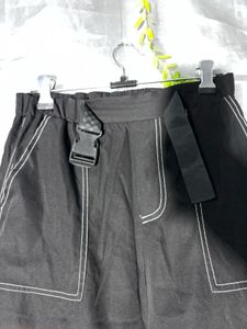 SHEIN Stylish Black Cargo Pants