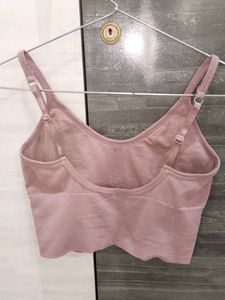 Causual Sleevless Crop Top 🩷