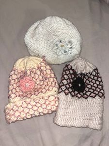 Kids Winter Hats(Set of 3)