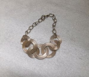 Retro Statement Jewelry Set Wire Hoops Partywear