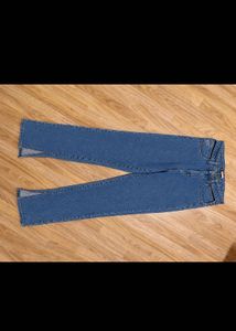 Blue Cut-Out Jeans