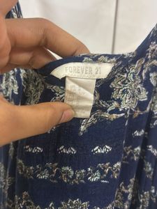 Navy Floral Cami Top