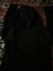 Black Zip-Up Hoodie