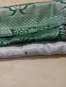 New White Saree... Kathpadari Saree