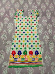 Vibrant Kurta Set with Dupatta