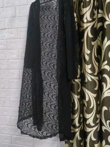 Elegant Black Lace Shrug