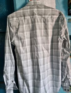 Snitch Dynamic Check Grey Full sleeve Shirt || Size "S"