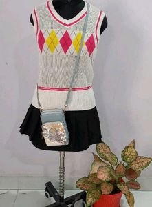 Cute vest Knit Top