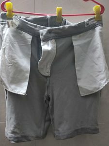 Zara Men's Grey Casual Shorts