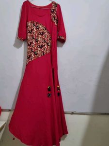 Stylish A Line Slit Kurti Soft Rayon Fabric