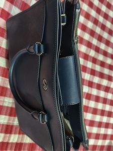 Michael Kors Navy Satchel