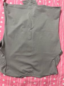 Simple Grey Long Sleeve Top