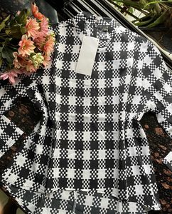 Black-white high low top