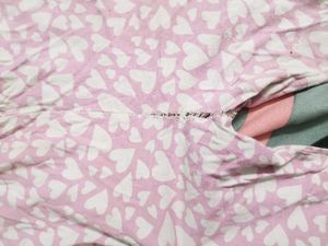 Cute Pink Heart Pajama Pants