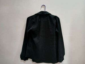 Classic Black Button-Down Shirt