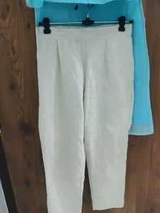 Sky Blue Kurta Set with Embellishments💙✨🎆