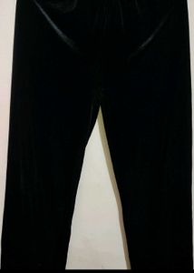 Black Silk Legging Plazo For 32 Waist