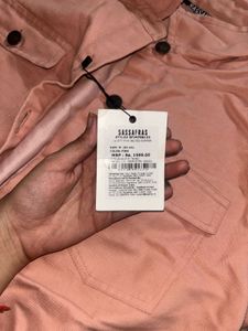 Chic Pink Utility Jumpsuit Shorts