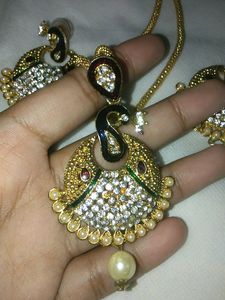 Necklace Peacock Design