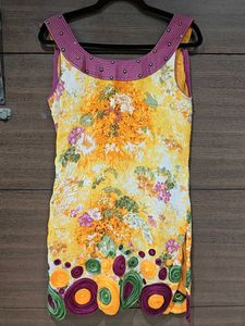 Vibrant Floral Print Kurta