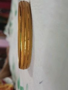1 कड़ा Gold Bangles 6 month गारंटी colour