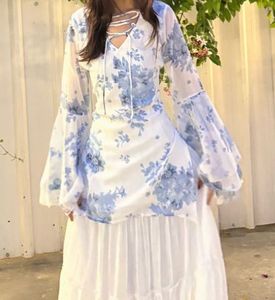 Boho Floral Print Kurta