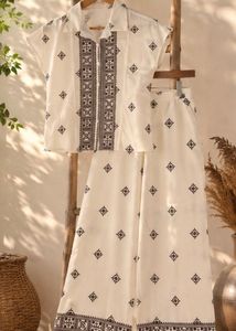 Savana - Ethinc Print Relaxed Co Ord Set