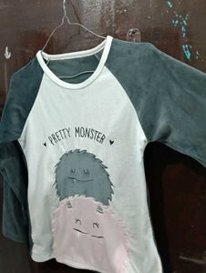 Pretty Monster Pajama Top