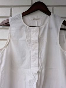 Classic White Sleeveless Top
