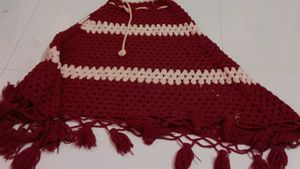 Handmade Crocheted Skirt with Tassels