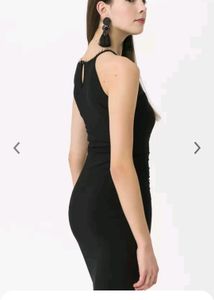Miss Poem Black One Piece Dress