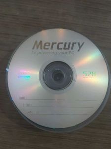 52x Speed Mercury compact disc (CD-R )