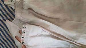 Embroidered White Cotton Kurta