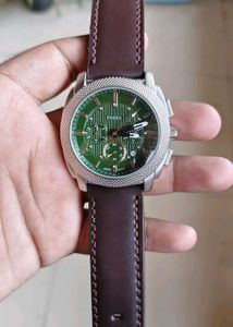 Fossil Watch Green Dail