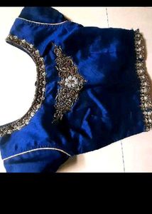 Beautiful Blue &amp; Silver Lehenga Choli Set