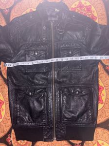 H&amp;M Men's Black Leather Jacket