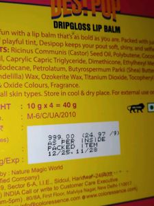 Color Essence Des! Pop Lip Balm choose 1 shade