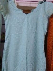 Light Blue Kurta Set with beautiful Dupatta